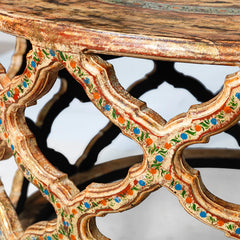 Bristol Hand Carved Painted Solid Wood Coffee Table C73