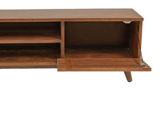 The Attic Hand Carved Solid Wood TV Unit Brown 71