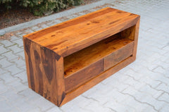 Boston Contemporary Solid Wood Entertainment TV Unit