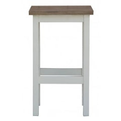 Clovelly Solid wood White Stool