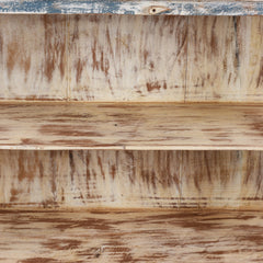 Rustica Reclaimed Solid Hard Wood Glass Door Cabinet D24