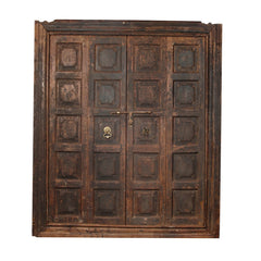 Indian Vintage Antique Handcrafted Reclaimed Wood Door 66