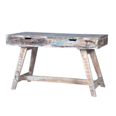 Rustica Reclaimed Solid Wood Rustic Writing Study Desk C7