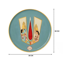 Traditional Rajasthani Hand Painted Wall Decor Plates 06