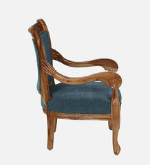 Heritage Heirlooms Sheesham Solid Wood Arm Chair in Honey Oak Finish