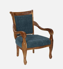 Heritage Heirlooms Sheesham Solid Wood Arm Chair in Honey Oak Finish