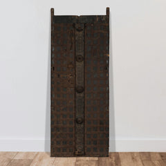 Indian Vintage Antique Hand Carved Reclaimed Wood Door Panel 122