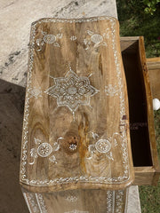 Indian Hand Carved Solid Wood Cabinet D137