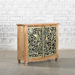 Indian Solid Wood Hand Carved Cabinet