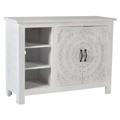 Mandala Lace Hand Carved Solid Wood TV Unit Stand B26