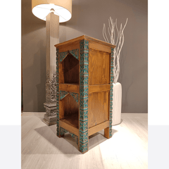 Indian Hand Carved Solid Wood Side Table 05