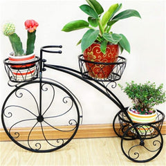 Urban Art Store Cycle Style Garden Cart Planter Stand Tricycle Plant Holder Planter Holder Pot Stand Ideal for Home