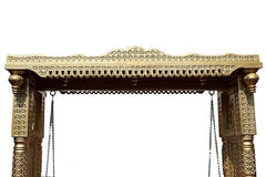 Indian Furniture Solid Wooden Carving Hanging Swings Jhula for Living Room