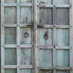 Indian Vintage Antique Reclaimed Teak Wood Door Panel 36