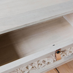 Hand Carved Solid Wood Bedsides Table 68