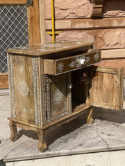 Indian Hand Carved Solid Wood Cabinet D137