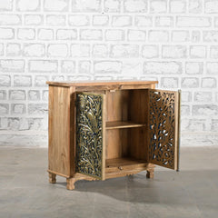 Indian Solid Wood Hand Carved Cabinet