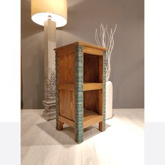 Indian Hand Carved Solid Wood Side Table 05