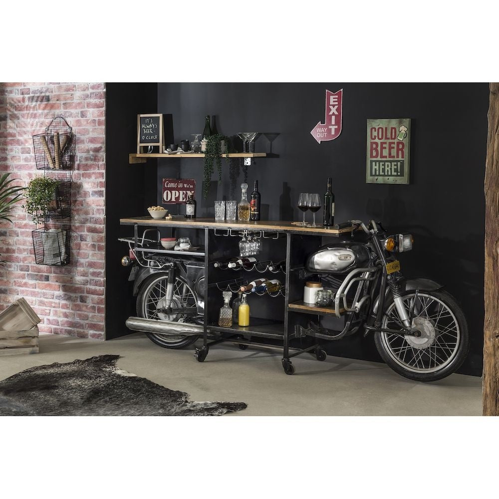 Transport Metal Industrial Jodhpur classic Motorcycle Bar