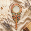 Vintage Hand Carved Solid Wood Mirror Frame Multicolour 110