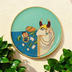 Traditional Rajasthani Hand Painted Wall Decor Plates 08