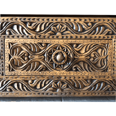 Indian Hand Carved Solid Wooden TV Unit 09