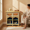 Indian Hand Painted Solid Wood Cabinet D138