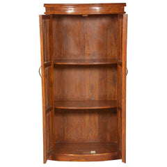 Shutter Indian Solid Wood Wooden Bars Curio Display Cabinet Bookcase