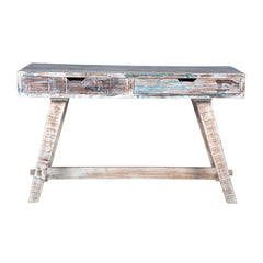 Rustica Reclaimed Solid Wood Rustic Writing Study Desk C7