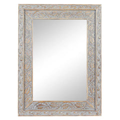 Floral Hand Carved Solid Wooden Mirror Frame 57