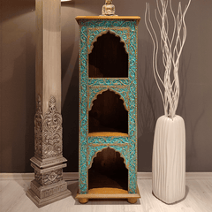 Indian Hand Carved Solid Wood Side Table 07