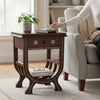 Hand Carved Solid Wood Side Table 51