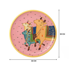 Traditional Rajasthani Hand Painted Wall Decor Plates 09