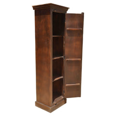 Brasswork Single Door Tall Cabinet with 1 door Embossed Brass