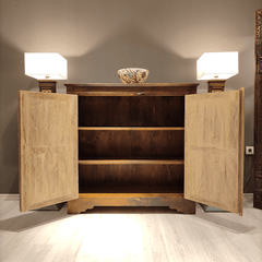 Indian Hand Carved Solid Hard Wood Cabinet D14
