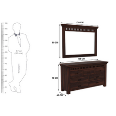 The Attic Balki Solid Wood Sideboard Walnut