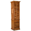 Hand Carved Solid Wooden Shutter Cabinet Wardrobe D136