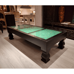 Indian Hand Carved Solid Wood Coffee Table C7