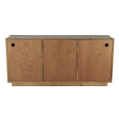 Indian Handmade Mango Classic Wood Glass Door Sideboard A3