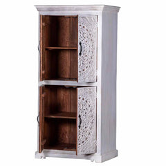 Indian Hand Carved Solid Wood Wardrobe C21