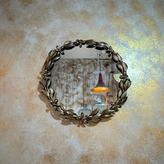 Hand Made Iron Leafage Mirror 86