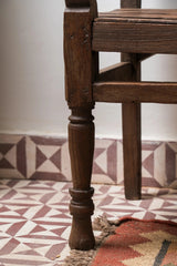 Indian Hand Carved Solid Wood Bench B4