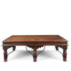 Takhat Indian Hand Carved Solid Wood Coffee Table C56