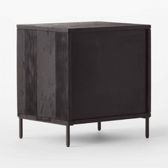 Bone Inlay Solid Wood 2 Drawer Bedsides Table 72