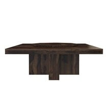 Boston Solid Wood Large Square Pedestal Dinning Table