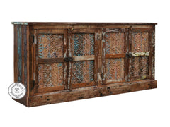 Indian Hand Carved Solid Wood large Sideboard