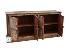 Indian Hand Carved Solid Wood large Sideboard