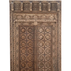 Indian Vintage Antique Hand Carved Solid Wood Door 68