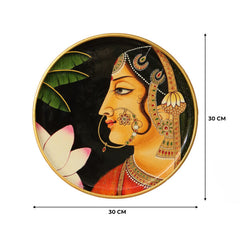 Traditional Rajasthani Hand Painted Wall Decor Plates 11