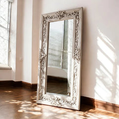 Hand Carved Solid Wooden Full Length Mirror Frame 59